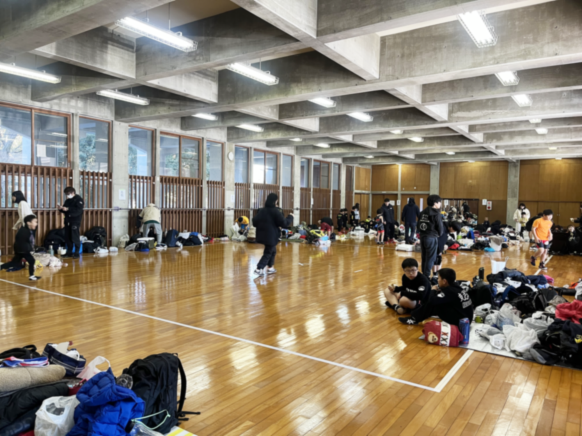 2階はレスリングマットが1面常設されてあります