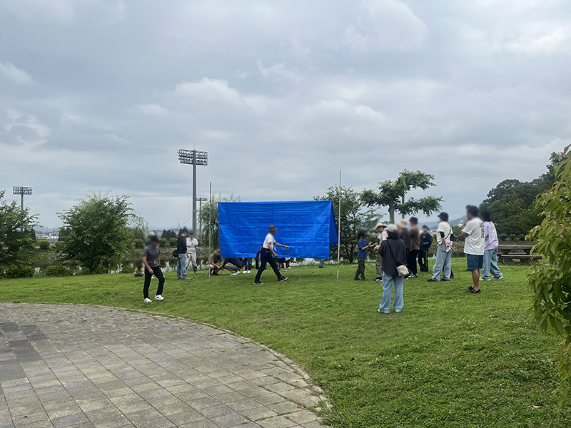 2026年鉢伏ふれあい公園防災キャンプの様子1
